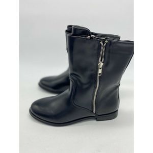 Capelli New York Faux Leather Boot With Fold Down Double Zipper Size 6